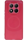 BFS  Xiaomi Redmi Note 14 Pro 4G Kılıf Maya Karbon Kapak - Bordo