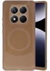 BFS  Xiaomi Redmi Note 14 Pro 4G Kılıf Maya Karbon Kapak - Kahverengi