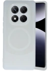 BFS  Xiaomi Redmi Note 14 Pro 4G Kılıf Maya Karbon Kapak - Krem