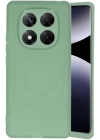 BFS  Xiaomi Redmi Note 14 Pro 4G Kılıf Maya Karbon Kapak - Su Yeşili