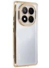 BFS  Xiaomi Redmi Note 14 Pro 4G Kılıf Razer Lensli Silikon - Gold