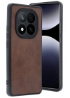 BFS  Xiaomi Redmi Note 14 Pro 5G Kılıf Aras Deri Kapak - Taba