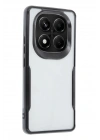 BFS  Xiaomi Redmi Note 14 Pro 5G Kılıf Boyi Silikon Kapak - Siyah