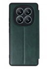 BFS  Xiaomi Redmi Note 14 Pro 5G Kılıf Flip Cover - Koyu Yeşil