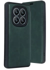 BFS  Xiaomi Redmi Note 14 Pro 5G Kılıf Flip Cover - Koyu Yeşil