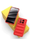 BFS  Xiaomi Redmi Note 14 Pro 5G Kılıf Optimum Silikon - Kırmızı
