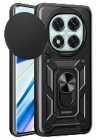 BFS Xiaomi Redmi Note 14 Pro 5G Kılıf Pars Lens Yüzüklü Silikon - Siyah
