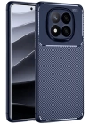 BFS  Xiaomi Redmi Note 14 Pro Plus Kılıf Auto Focus Karbon Kapak - Lacivert