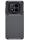 BFS  Xiaomi Redmi Note 14 Pro Plus Kılıf Auto Focus Karbon Kapak - Siyah