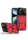 BFS  Xiaomi Redmi Note 14 Pro Plus Kılıf Joy Lens Standlı Kapak - Kırmızı