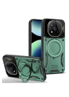 BFS  Xiaomi Redmi Note 14 Pro Plus Kılıf Joy Lens Standlı Kapak - Koyu Yeşil