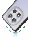 BFS Xiaomi Redmi Note 14 Pro Plus Kılıf Montreal Silikon Kapak - Siyah