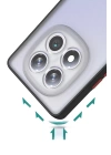 BFS  Xiaomi Redmi Note 14 Pro Plus Kılıf Montreal Silikon Kapak - Siyah