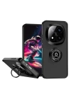 BFS  Xiaomi Redmi Note 14 Pro Plus Kılıf Montreal Yüzüklü Silikon Kapak - Siyah