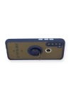 BFS  Xiaomi Redmi Note 8 Kılıf Montreal Yüzüklü Silikon Kapak - Lacivert