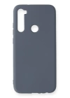 BFS  Xiaomi Redmi Note 8 Kılıf Nano içi Kadife Silikon - Gri