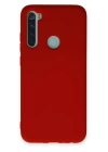 BFS  Xiaomi Redmi Note 8 Kılıf Nano içi Kadife Silikon - Kırmızı