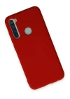 BFS  Xiaomi Redmi Note 8 Kılıf Nano içi Kadife Silikon - Kırmızı
