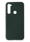 BFS  Xiaomi Redmi Note 8 Kılıf Nano içi Kadife Silikon - Koyu Yeşil