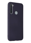 BFS  Xiaomi Redmi Note 8 Kılıf Nano içi Kadife Silikon - Lacivert