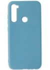 BFS  Xiaomi Redmi Note 8 Kılıf Nano içi Kadife Silikon - Mavi
