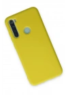 BFS  Xiaomi Redmi Note 8 Kılıf Nano içi Kadife Silikon - Sarı