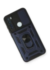 BFS  Xiaomi Redmi Note 8 Kılıf Pars Lens Yüzüklü Silikon - Lacivert