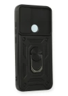 BFS  Xiaomi Redmi Note 8 Kılıf Pars Lens Yüzüklü Silikon - Siyah