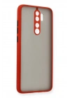 BFS  Xiaomi Redmi Note 8 Pro Kılıf Montreal Silikon Kapak - Kırmızı