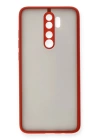 BFS  Xiaomi Redmi Note 8 Pro Kılıf Montreal Silikon Kapak - Kırmızı