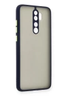 BFS  Xiaomi Redmi Note 8 Pro Kılıf Montreal Silikon Kapak - Lacivert
