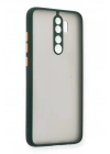 BFS  Xiaomi Redmi Note 8 Pro Kılıf Montreal Silikon Kapak - Yeşil