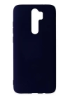 BFS  Xiaomi Redmi Note 8 Pro Kılıf Nano içi Kadife Silikon - Lacivert