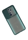 BFS  Xiaomi Redmi Note 8 Pro Kılıf Palm Buzlu Kamera Sürgülü Silikon - Yeşil