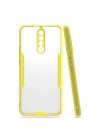 BFS  Xiaomi Redmi Note 8 Pro Kılıf Platin Silikon - Sarı
