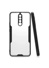 BFS  Xiaomi Redmi Note 8 Pro Kılıf Platin Silikon - Siyah