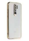 BFS  Xiaomi Redmi Note 8 Pro Kılıf Razer Lensli Silikon - Gold