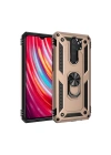 BFS  Xiaomi Redmi Note 8 Pro Kılıf Sofya Yüzüklü Silikon Kapak - Gold