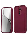 BFS  Xiaomi Redmi Note 8 Pro Kılıf Viera Silikon - Bordo