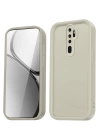 BFS  Xiaomi Redmi Note 8 Pro Kılıf Viera Silikon - Krem