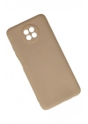BFS  Xiaomi Redmi Note 9 5G Kılıf Nano içi Kadife Silikon - Bej