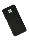 BFS  Xiaomi Redmi Note 9 5G Kılıf Nano içi Kadife Silikon - Siyah