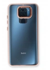 BFS  Xiaomi Redmi Note 9 Kılıf Dora Kapak - Pudra