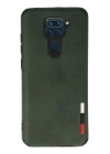 BFS  Xiaomi Redmi Note 9 Kılıf Loop Deri Silikon - Yeşil