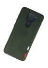 BFS  Xiaomi Redmi Note 9 Kılıf Loop Deri Silikon - Yeşil