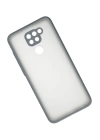 BFS  Xiaomi Redmi Note 9 Kılıf Montreal Silikon Kapak - Gri