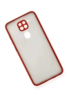 BFS  Xiaomi Redmi Note 9 Kılıf Montreal Silikon Kapak - Kırmızı