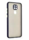 BFS  Xiaomi Redmi Note 9 Kılıf Montreal Silikon Kapak - Lacivert