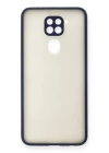 BFS  Xiaomi Redmi Note 9 Kılıf Montreal Silikon Kapak - Lacivert