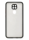 BFS  Xiaomi Redmi Note 9 Kılıf Montreal Silikon Kapak - Siyah